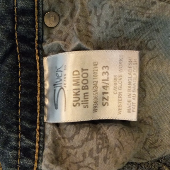 Leg 32 waste 34 Silver blue jeans - Picture 5 of 7